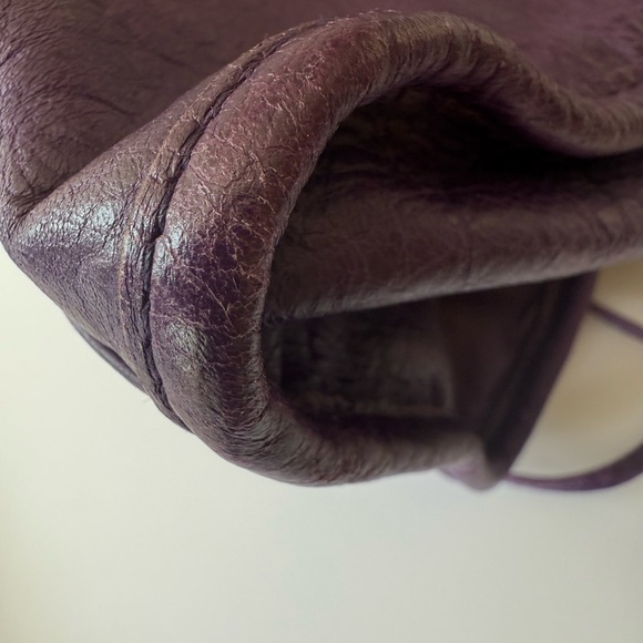 ‼️SOLD‼️ BALENCIAGA S/S 2012 RH Dark Violet Purple City Bag - Picture 5 of 15